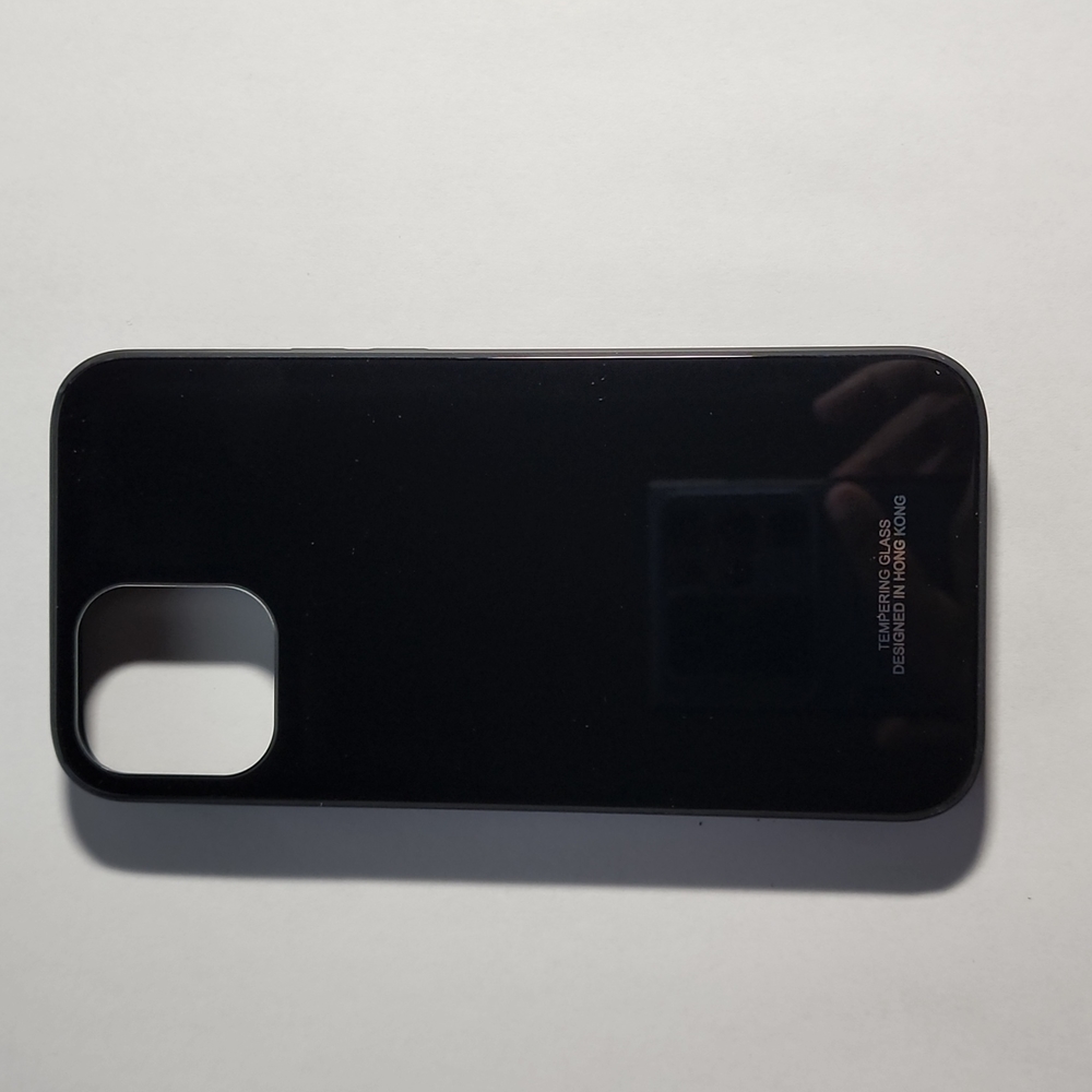 iPhone 12 Pro Max Cell Phone Case, 6.7 inches, Glossy Black color
